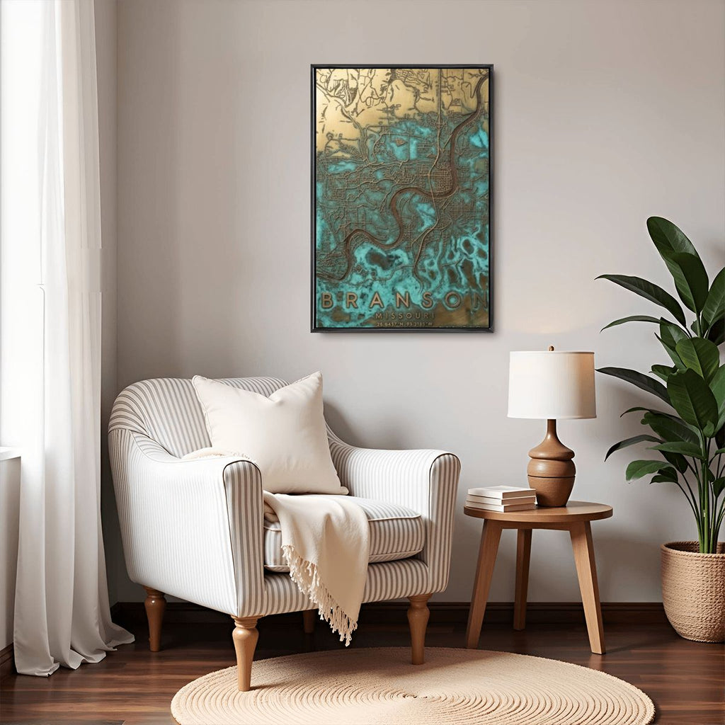 Branson Coordinates – 20" x 30" Limited Edition Canvas Print