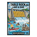 Table Rock Lake & Dam – 20" x 30" Limited Edition Canvas Print