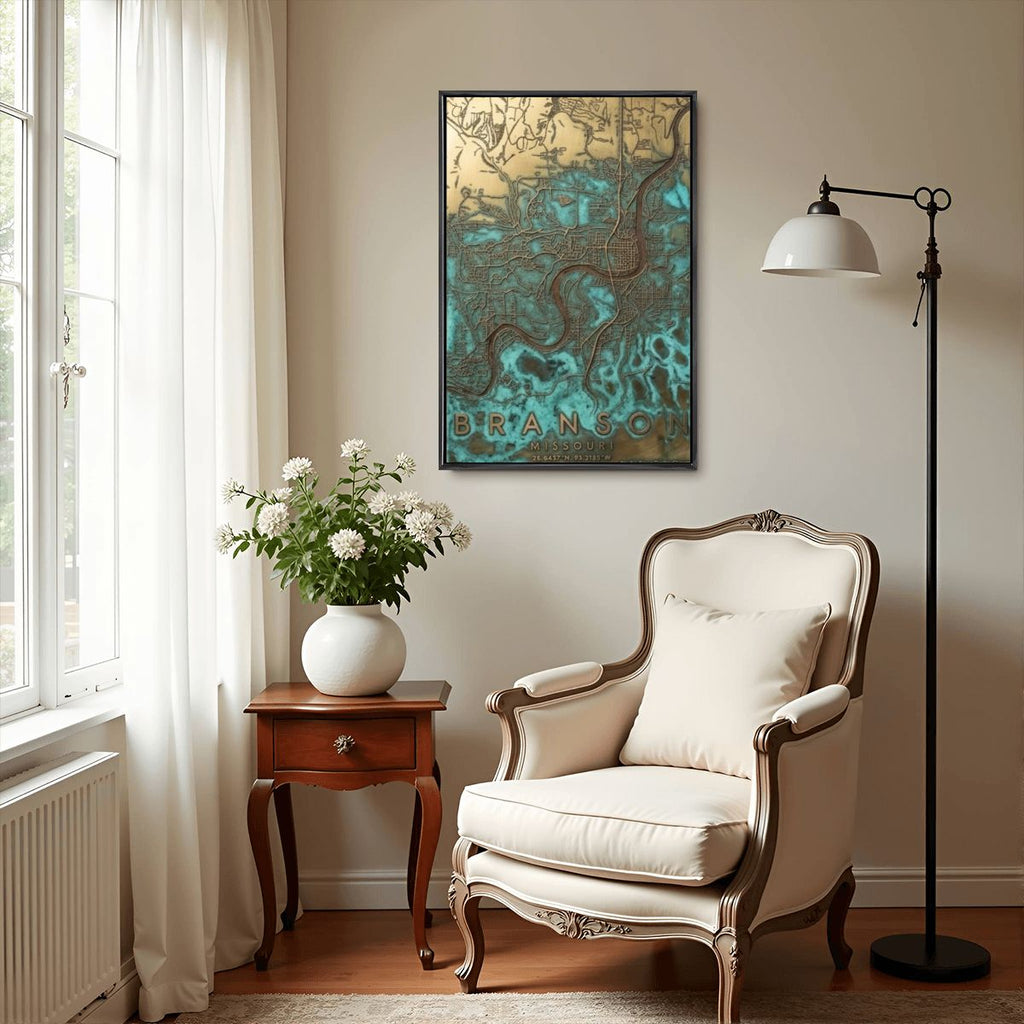 Branson Coordinates – 20" x 30" Limited Edition Canvas Print