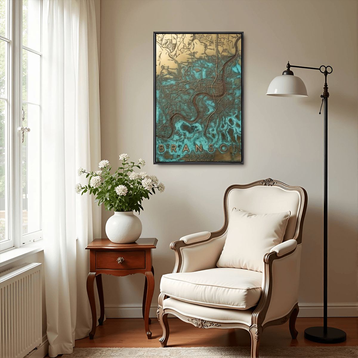 Branson Coordinates – 20" x 30" Limited Edition Canvas Print