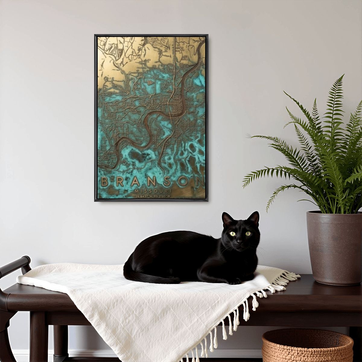 Branson Coordinates – 20" x 30" Limited Edition Canvas Print