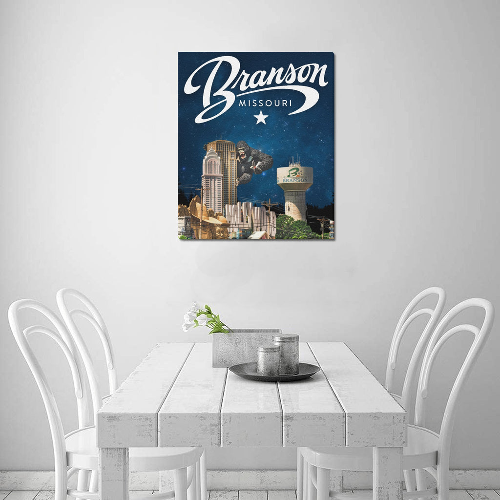 "Branson Starry Night" – Limited Edition Midnight Sky Collage Canvas Print 20"x24"