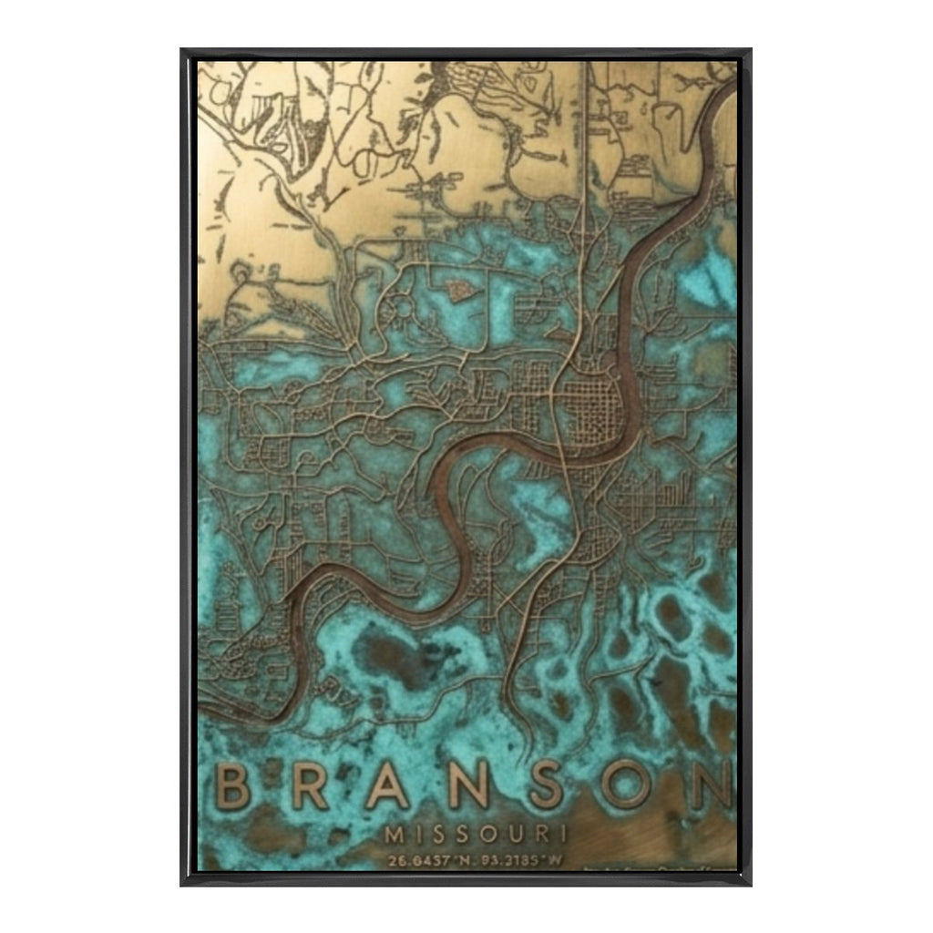 Branson Coordinates – 20" x 30" Limited Edition Canvas Print