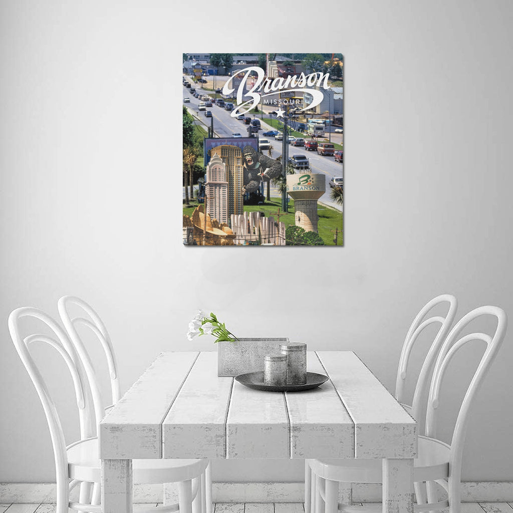 "Branson Nostalgia" – Limited Edition Vintage Strip Collage Canvas Print 20"x24"