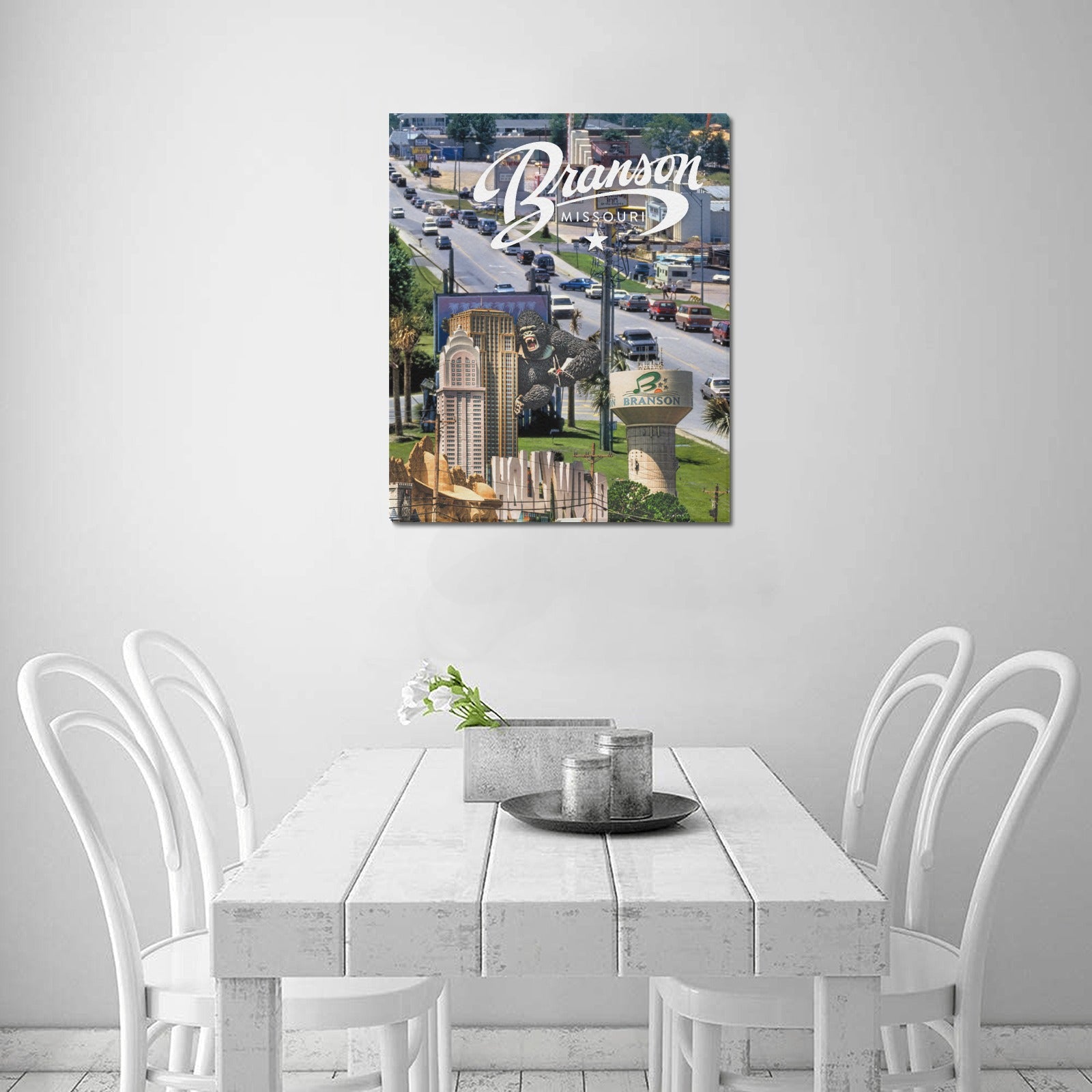 "Branson Nostalgia" – Limited Edition Vintage Strip Collage Canvas Print 20"x24"