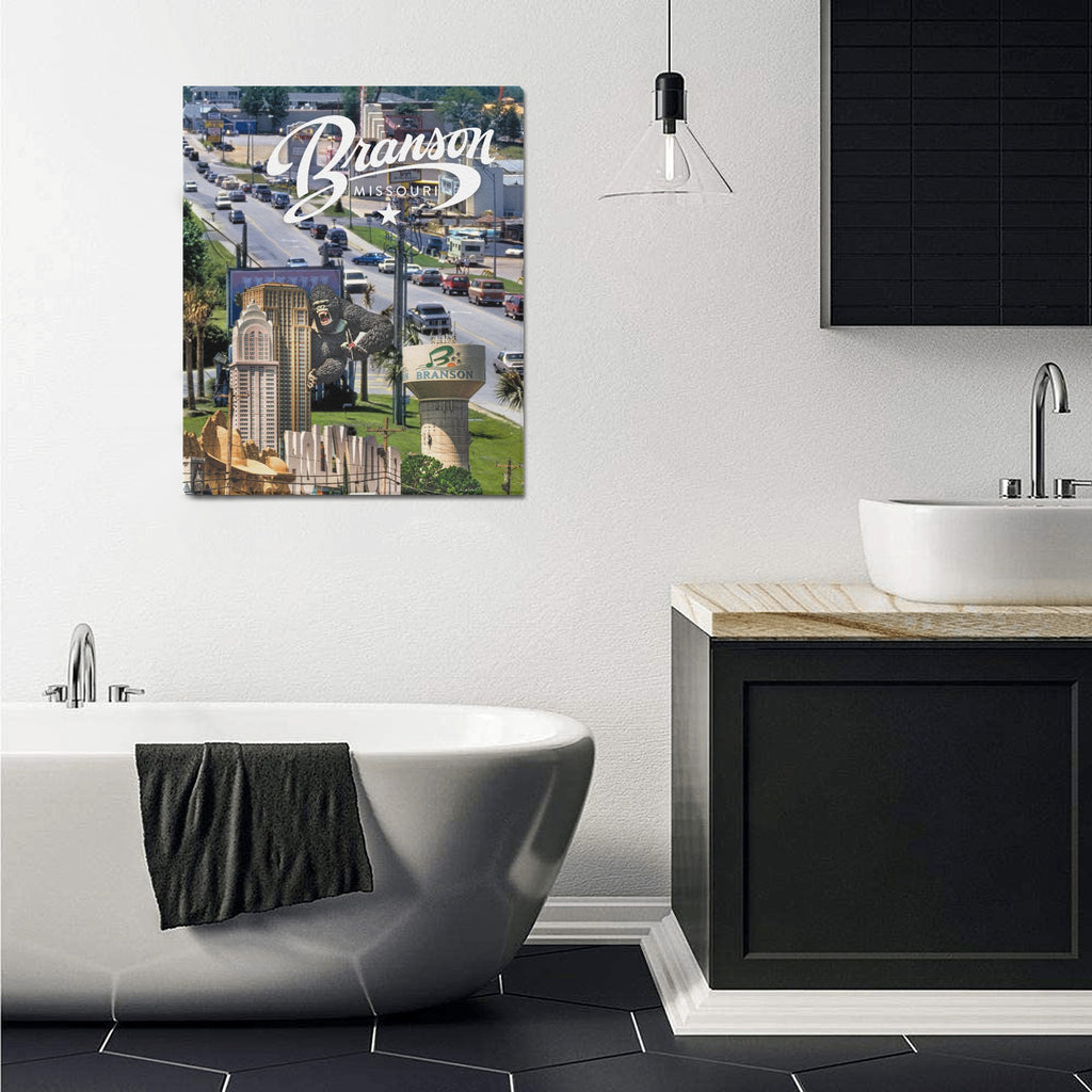 "Branson Nostalgia" – Limited Edition Vintage Strip Collage Canvas Print 20"x24"