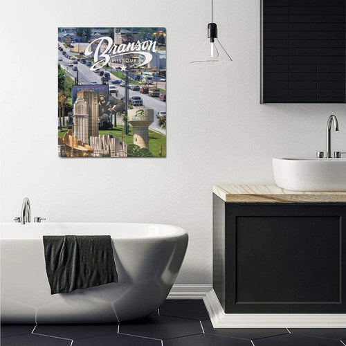 "Branson Nostalgia" – Limited Edition Vintage Strip Collage Canvas Print 20"x24"