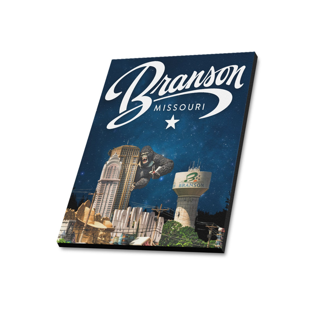"Branson Starry Night" – Limited Edition Midnight Sky Collage Canvas Print 20"x24"