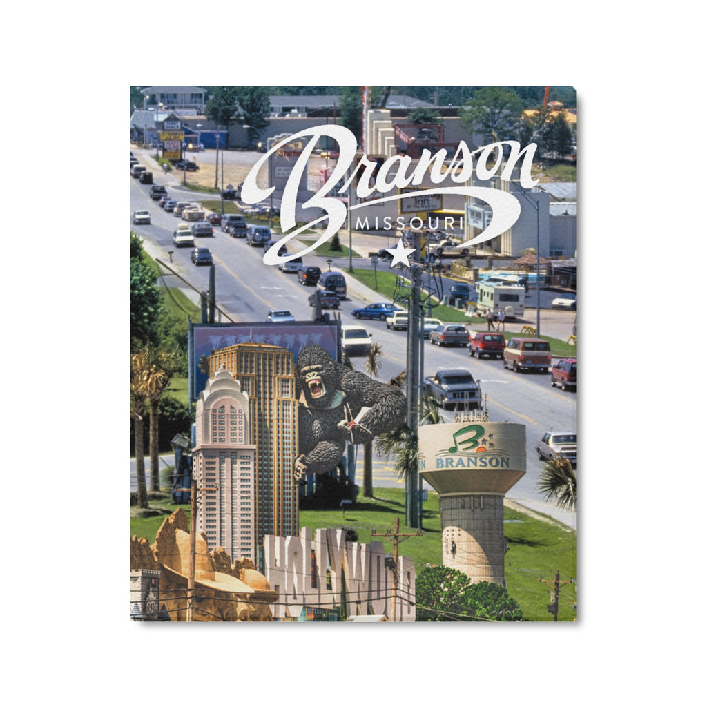 "Branson Nostalgia" – Limited Edition Vintage Strip Collage Canvas Print 20"x24"