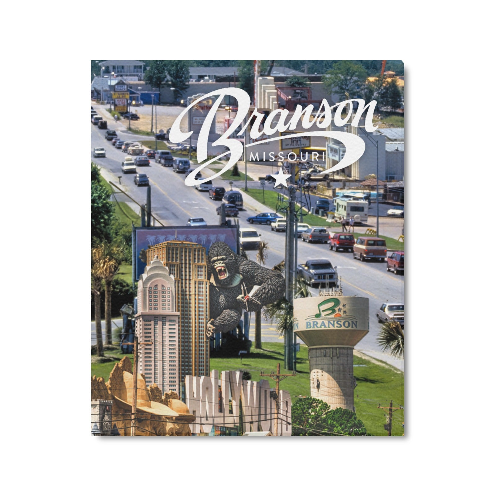 "Branson Nostalgia" – Limited Edition Vintage Strip Collage Canvas Print 20"x24"